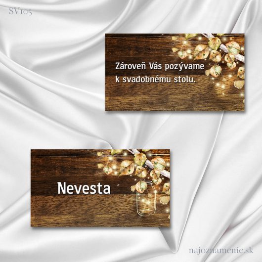 Svadobné oznámenie - SV105 - Image 3