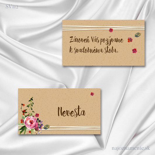 Svadobné oznámenie - SV112 - Image 2