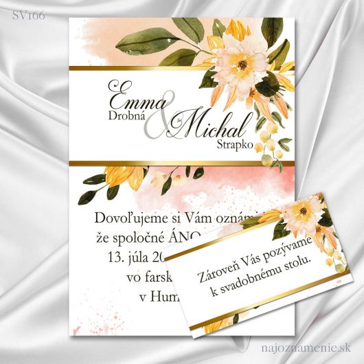 Svadobné oznámenie - SV166 - Image 2