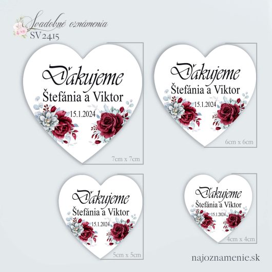 SV2415 - etiketa srdiečko - Image 2