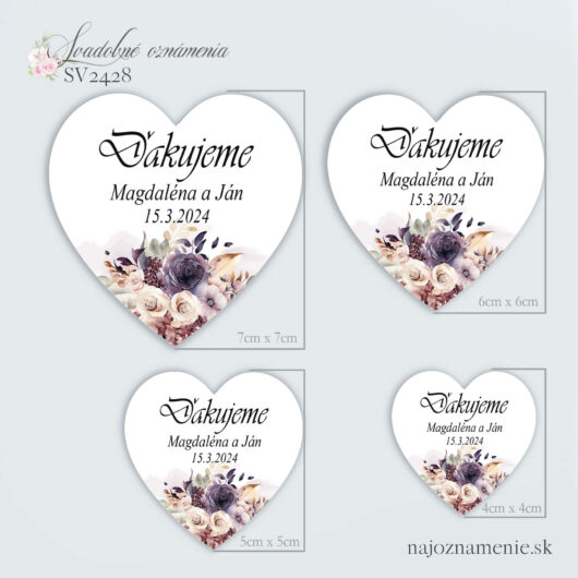 SV2428 - etiketa srdiečko - Image 2