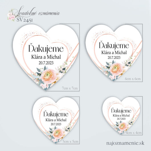 SV2451 - etiketa srdiečko - Image 2